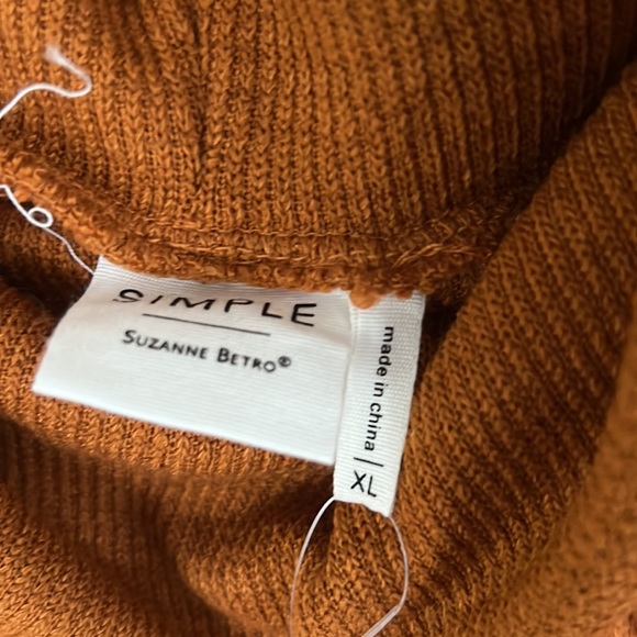 Circular Cowl Neck Cable Knit Poncho Sweater Sz XL (runs big) - Picture 3 of 12